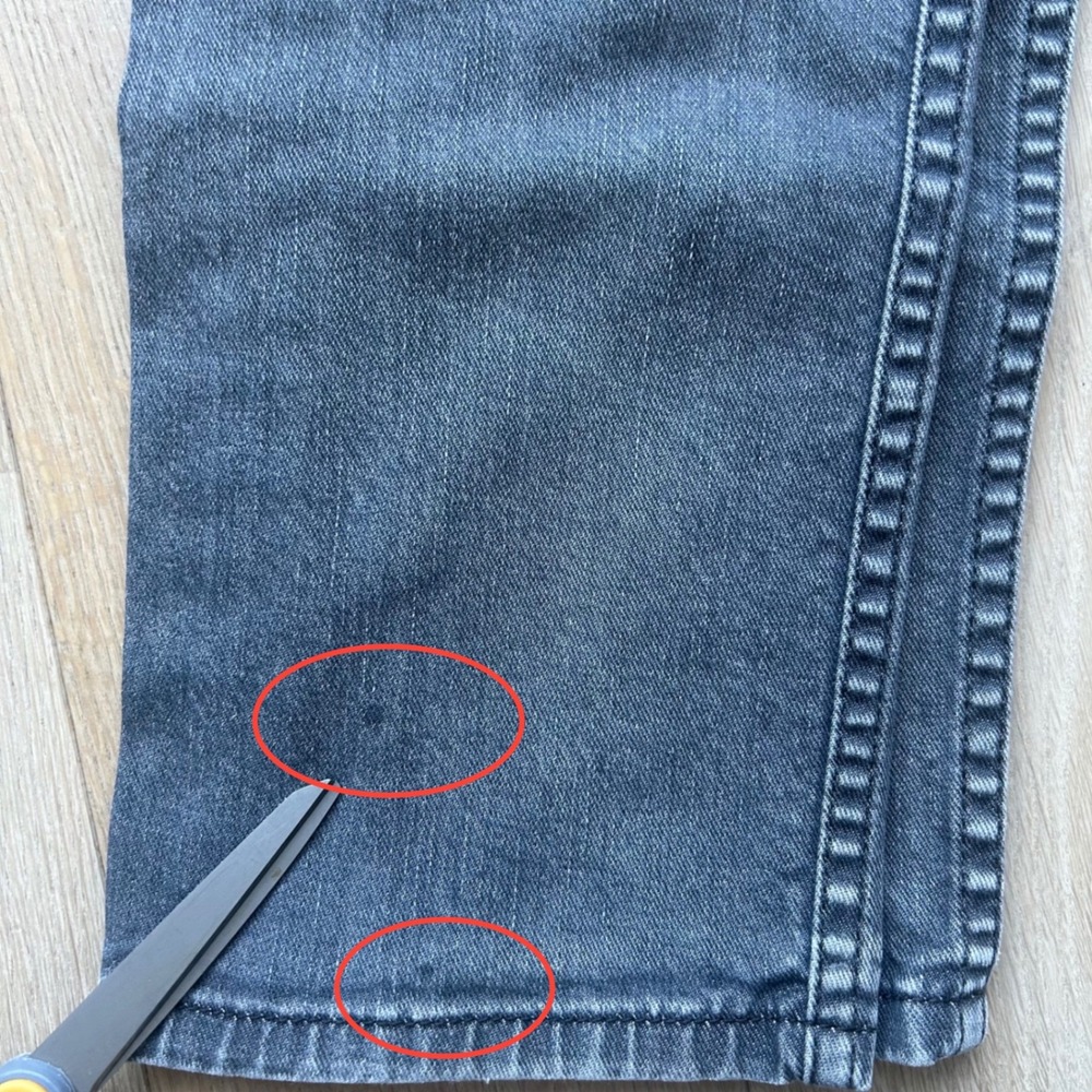 Levi's 511 Slim Fit Jeans 32x29‎ Gray Charcoal Stonewash Denim Casual Classic - Picture 12 of 13